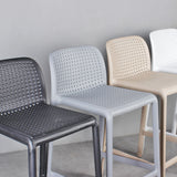 Nordic Macron Stackable Counter Stools Colorful Indoor Plastic Bar Stool Clearhalo 'Bar Furniture' 'Bar Stools' 'bar_stools' 'furn' 'furn_bar_stools' 'furniture_bar_stools' 'Kitchen & Dining Furniture' 'kitchen&dining_furn' 'kitchen' 'kitchen_furn' Furniture' 4620567