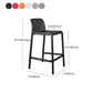 Nordic Macron Stackable Counter Stools Colorful Indoor Plastic Bar Stool Clearhalo 'Bar Furniture' 'Bar Stools' 'bar_stools' 'furn' 'furn_bar_stools' 'furniture_bar_stools' 'Kitchen & Dining Furniture' 'kitchen&dining_furn' 'kitchen' 'kitchen_furn' Furniture' 4620600