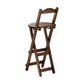 Indoor Minimalism Bar Stool Armless Wood Backrest Folding Counter Stool Brown 1 Piece Bar Stool(30"H) Clearhalo 'Bar Furniture' 'Bar Stools' 'bar_stools' 'furn' 'furn_bar_stools' 'furniture_bar_stools' 'Kitchen & Dining Furniture' 'kitchen&dining_furn' 'kitchen' 'kitchen_furn' Furniture' 4620607
