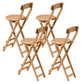 Indoor Minimalism Bar Stool Armless Wood Backrest Folding Counter Stool Natural 4 Piece Set Counter Stool(27"H) Clearhalo 'Bar Furniture' 'Bar Stools' 'bar_stools' 'furn' 'furn_bar_stools' 'furniture_bar_stools' 'Kitchen & Dining Furniture' 'kitchen&dining_furn' 'kitchen' 'kitchen_furn' Furniture' 4620618