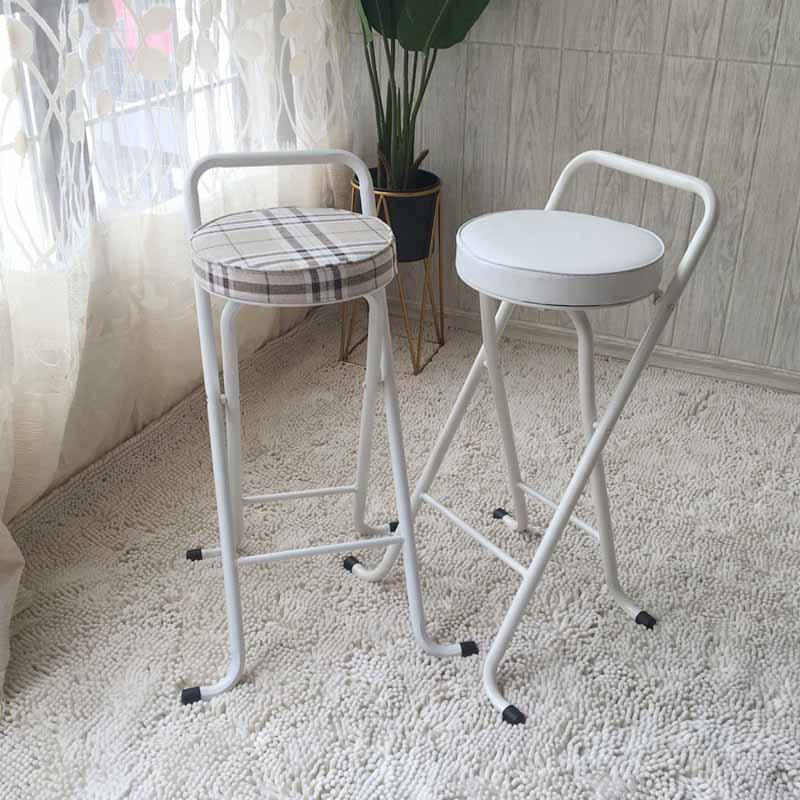 Nordic Style Pu Leather Barstools Folding Counter Stools for Dining Room Clearhalo 'Bar Furniture' 'Bar Stools' 'bar_stools' 'furn' 'furn_bar_stools' 'furniture_bar_stools' 'Kitchen & Dining Furniture' 'kitchen&dining_furn' 'kitchen' 'kitchen_furn' Furniture' 4620627