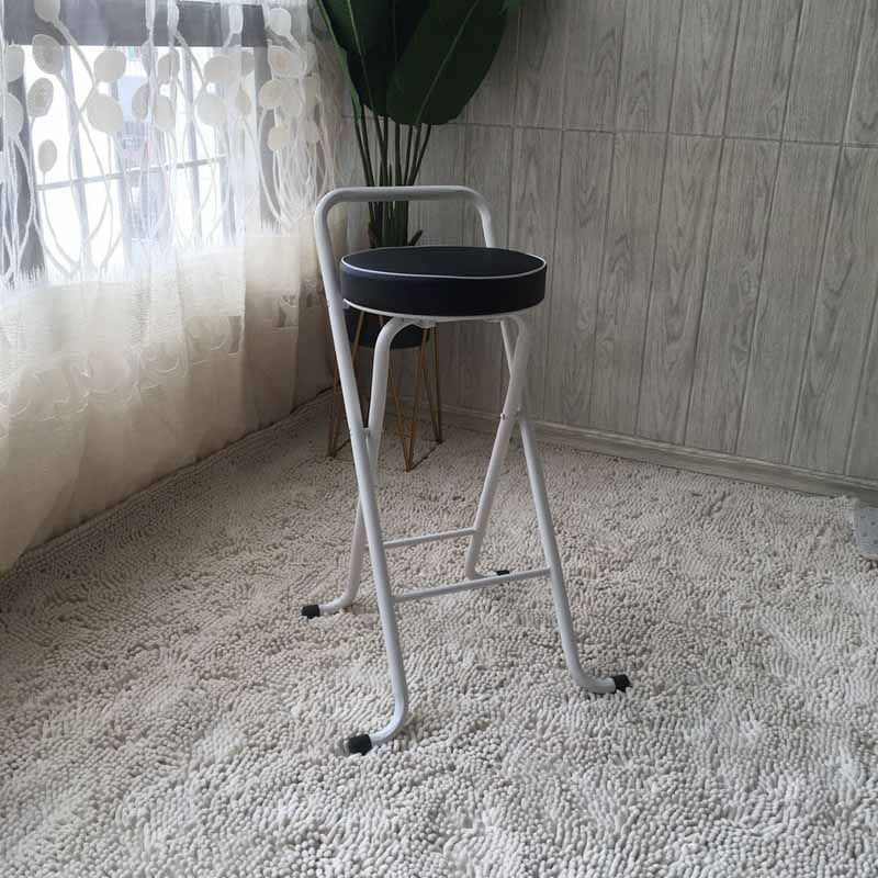 Nordic Style Pu Leather Barstools Folding Counter Stools for Dining Room Clearhalo 'Bar Furniture' 'Bar Stools' 'bar_stools' 'furn' 'furn_bar_stools' 'furniture_bar_stools' 'Kitchen & Dining Furniture' 'kitchen&dining_furn' 'kitchen' 'kitchen_furn' Furniture' 4620631
