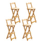 Contemporary Solid Wood Folding Barstools Folding Kitchen Bar Stool Wood 4 Piece Set Bar Stool(30"H) Clearhalo 'Bar Furniture' 'Bar Stools' 'bar_stools' 'furn' 'furn_bar_stools' 'furniture_bar_stools' 'Kitchen & Dining Furniture' 'kitchen&dining_furn' 'kitchen' 'kitchen_furn' Furniture' 4620681