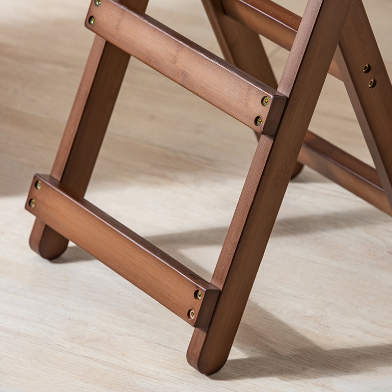 Solid Wood Folding Bar Stool Contemporary Indoor Barstool with Backrest Clearhalo 'Bar Furniture' 'Bar Stools' 'bar_stools' 'furn' 'furn_bar_stools' 'furniture_bar_stools' 'Kitchen & Dining Furniture' 'kitchen&dining_furn' 'kitchen' 'kitchen_furn' Furniture' 4620696