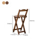 Solid Wood Folding Bar Stool Contemporary Indoor Barstool with Backrest Clearhalo 'Bar Furniture' 'Bar Stools' 'bar_stools' 'furn' 'furn_bar_stools' 'furniture_bar_stools' 'Kitchen & Dining Furniture' 'kitchen&dining_furn' 'kitchen' 'kitchen_furn' Furniture' 4620715