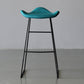 Industrial Style Metal Bar-stool Bucket Seat Sled Legs Counter Stool for Kitchen Bar Blue 1 Piece Clearhalo 'Bar Furniture' 'Bar Stools' 'bar_stools' 'furn' 'furn_bar_stools' 'furniture_bar_stools' 'Kitchen & Dining Furniture' 'kitchen&dining_furn' 'kitchen' 'kitchen_furn' Furniture' 4620719