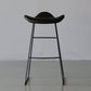 Industrial Style Metal Bar-stool Bucket Seat Sled Legs Counter Stool for Kitchen Bar Black 1 Piece Clearhalo 'Bar Furniture' 'Bar Stools' 'bar_stools' 'furn' 'furn_bar_stools' 'furniture_bar_stools' 'Kitchen & Dining Furniture' 'kitchen&dining_furn' 'kitchen' 'kitchen_furn' Furniture' 4620736