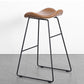 Industrial Style Metal Bar-stool Bucket Seat Sled Legs Counter Stool for Kitchen Bar Clearhalo 'Bar Furniture' 'Bar Stools' 'bar_stools' 'furn' 'furn_bar_stools' 'furniture_bar_stools' 'Kitchen & Dining Furniture' 'kitchen&dining_furn' 'kitchen' 'kitchen_furn' Furniture' 4620738