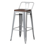 Industrial Style Metal Bar-stool Square Seat Counter Stool for Kitchen Bar Clearhalo 'Bar Furniture' 'Bar Stools' 'bar_stools' 'furn' 'furn_bar_stools' 'furniture_bar_stools' 'Kitchen & Dining Furniture' 'kitchen&dining_furn' 'kitchen' 'kitchen_furn' Furniture' 4620758