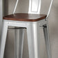 Industrial Style Metal Bar-stool Square Seat Counter Stool for Kitchen Bar Clearhalo 'Bar Furniture' 'Bar Stools' 'bar_stools' 'furn' 'furn_bar_stools' 'furniture_bar_stools' 'Kitchen & Dining Furniture' 'kitchen&dining_furn' 'kitchen' 'kitchen_furn' Furniture' 4620761