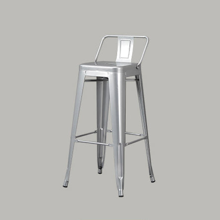 Industrial Style Metal Bar-stool Square Seat Counter Stool for Kitchen Bar Clearhalo 'Bar Furniture' 'Bar Stools' 'bar_stools' 'furn' 'furn_bar_stools' 'furniture_bar_stools' 'Kitchen & Dining Furniture' 'kitchen&dining_furn' 'kitchen' 'kitchen_furn' Furniture' 4620768