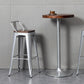Industrial Style Metal Bar-stool Square Seat Counter Stool for Kitchen Bar Clearhalo 'Bar Furniture' 'Bar Stools' 'bar_stools' 'furn' 'furn_bar_stools' 'furniture_bar_stools' 'Kitchen & Dining Furniture' 'kitchen&dining_furn' 'kitchen' 'kitchen_furn' Furniture' 4620772