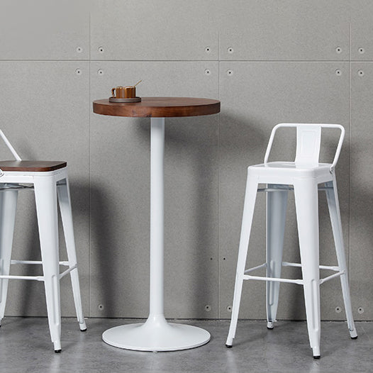 Industrial Style Metal Bar-stool Square Seat Counter Stool for Kitchen Bar Clearhalo 'Bar Furniture' 'Bar Stools' 'bar_stools' 'furn' 'furn_bar_stools' 'furniture_bar_stools' 'Kitchen & Dining Furniture' 'kitchen&dining_furn' 'kitchen' 'kitchen_furn' Furniture' 4620776