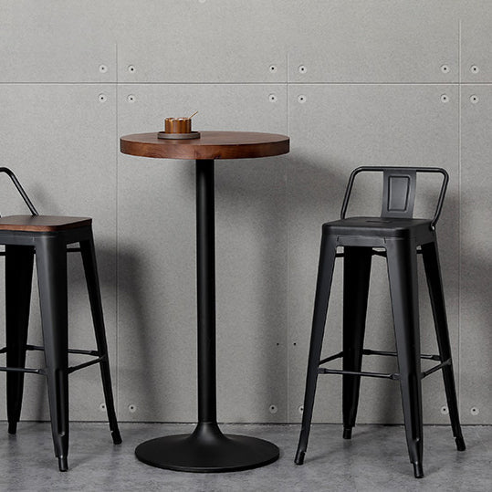 Industrial Style Metal Bar-stool Square Seat Counter Stool for Kitchen Bar Clearhalo 'Bar Furniture' 'Bar Stools' 'bar_stools' 'furn' 'furn_bar_stools' 'furniture_bar_stools' 'Kitchen & Dining Furniture' 'kitchen&dining_furn' 'kitchen' 'kitchen_furn' Furniture' 4620778