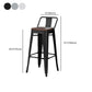 Industrial Style Metal Bar-stool Square Seat Counter Stool for Kitchen Bar Clearhalo 'Bar Furniture' 'Bar Stools' 'bar_stools' 'furn' 'furn_bar_stools' 'furniture_bar_stools' 'Kitchen & Dining Furniture' 'kitchen&dining_furn' 'kitchen' 'kitchen_furn' Furniture' 4620822