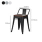 Industrial Style Metal Bar-stool Square Seat Counter Stool for Kitchen Bar Clearhalo 'Bar Furniture' 'Bar Stools' 'bar_stools' 'furn' 'furn_bar_stools' 'furniture_bar_stools' 'Kitchen & Dining Furniture' 'kitchen&dining_furn' 'kitchen' 'kitchen_furn' Furniture' 4620823