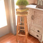 Modern Armless Backless Counter Stool Wood Bar Stool with Wooden Seat and Pedal Clearhalo 'Bar Furniture' 'Bar Stools' 'bar_stools' 'furn' 'furn_bar_stools' 'furniture_bar_stools' 'Kitchen & Dining Furniture' 'kitchen&dining_furn' 'kitchen' 'kitchen_furn' Furniture' 4620827