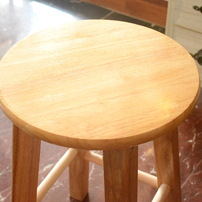 Modern Armless Backless Counter Stool Wood Bar Stool with Wooden Seat and Pedal Clearhalo 'Bar Furniture' 'Bar Stools' 'bar_stools' 'furn' 'furn_bar_stools' 'furniture_bar_stools' 'Kitchen & Dining Furniture' 'kitchen&dining_furn' 'kitchen' 'kitchen_furn' Furniture' 4620830