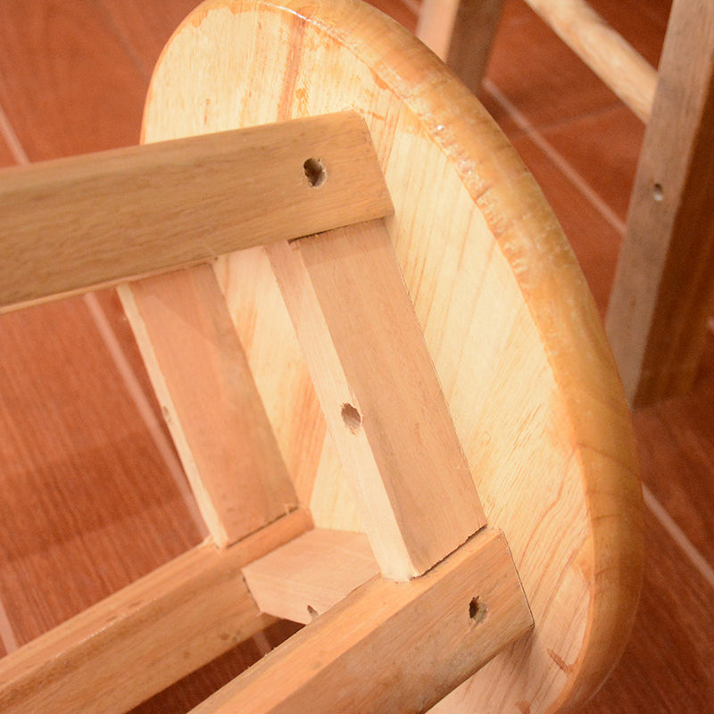 Modern Armless Backless Counter Stool Wood Bar Stool with Wooden Seat and Pedal Clearhalo 'Bar Furniture' 'Bar Stools' 'bar_stools' 'furn' 'furn_bar_stools' 'furniture_bar_stools' 'Kitchen & Dining Furniture' 'kitchen&dining_furn' 'kitchen' 'kitchen_furn' Furniture' 4620831