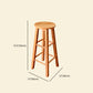 Modern Armless Backless Counter Stool Wood Bar Stool with Wooden Seat and Pedal Clearhalo 'Bar Furniture' 'Bar Stools' 'bar_stools' 'furn' 'furn_bar_stools' 'furniture_bar_stools' 'Kitchen & Dining Furniture' 'kitchen&dining_furn' 'kitchen' 'kitchen_furn' Furniture' 4620836