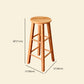 Modern Armless Backless Counter Stool Wood Bar Stool with Wooden Seat and Pedal Clearhalo 'Bar Furniture' 'Bar Stools' 'bar_stools' 'furn' 'furn_bar_stools' 'furniture_bar_stools' 'Kitchen & Dining Furniture' 'kitchen&dining_furn' 'kitchen' 'kitchen_furn' Furniture' 4620838