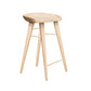 Modern Style Solid Wood Bar Stool with Footrest Living Room Bar Stool Wood 1 Piece Counter Stool(26"H) Clearhalo 'Bar Furniture' 'Bar Stools' 'bar_stools' 'furn' 'furn_bar_stools' 'furniture_bar_stools' 'Kitchen & Dining Furniture' 'kitchen&dining_furn' 'kitchen' 'kitchen_furn' Furniture' 4620841