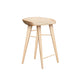 Modern Style Solid Wood Bar Stool with Footrest Living Room Bar Stool Wood 1 Piece Short Stool(22"H) Clearhalo 'Bar Furniture' 'Bar Stools' 'bar_stools' 'furn' 'furn_bar_stools' 'furniture_bar_stools' 'Kitchen & Dining Furniture' 'kitchen&dining_furn' 'kitchen' 'kitchen_furn' Furniture' 4620846