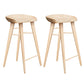 Modern Style Solid Wood Bar Stool with Footrest Living Room Bar Stool Wood 2 Piece Set Bar Stool(30"H) Clearhalo 'Bar Furniture' 'Bar Stools' 'bar_stools' 'furn' 'furn_bar_stools' 'furniture_bar_stools' 'Kitchen & Dining Furniture' 'kitchen&dining_furn' 'kitchen' 'kitchen_furn' Furniture' 4620854