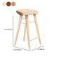 Modern Style Solid Wood Bar Stool with Footrest Living Room Bar Stool Clearhalo 'Bar Furniture' 'Bar Stools' 'bar_stools' 'furn' 'furn_bar_stools' 'furniture_bar_stools' 'Kitchen & Dining Furniture' 'kitchen&dining_furn' 'kitchen' 'kitchen_furn' Furniture' 4620876
