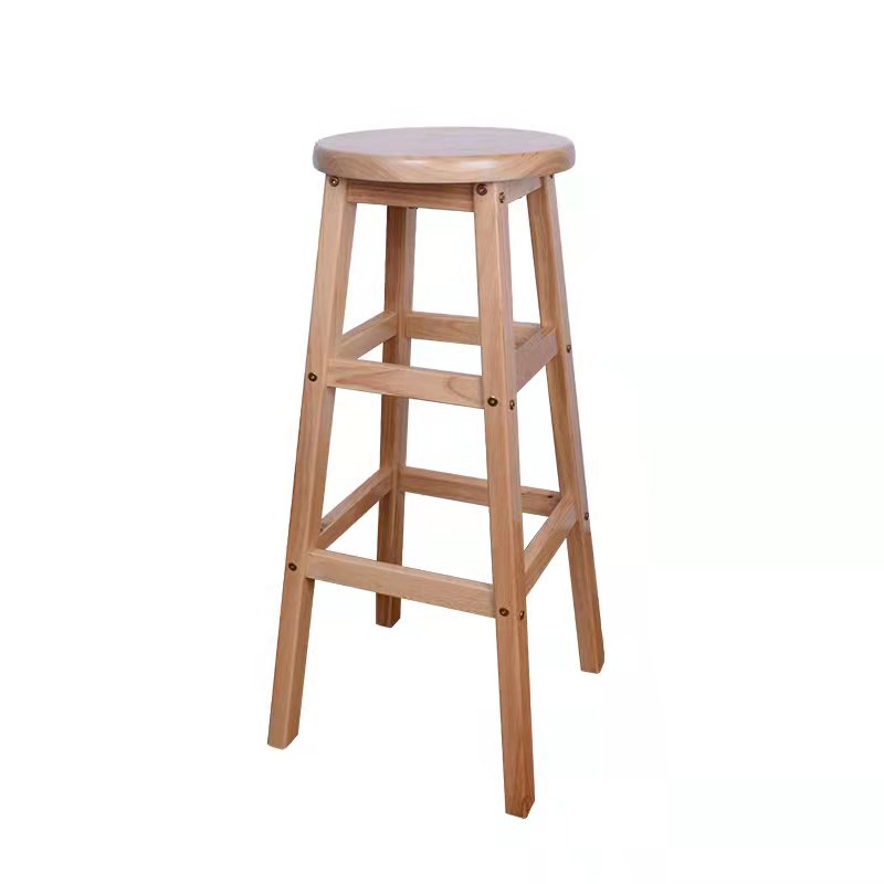 Modern Armless Backless Counter Stool Wood Bar Stool with Footrest Clearhalo 'Bar Furniture' 'Bar Stools' 'bar_stools' 'furniture_bar_stools' 'Kitchen & Dining Furniture' 'kitchen&dining_furn' 'kitchen' 'kitchen_furn' Furniture' 4620927
