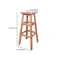Modern Armless Backless Counter Stool Wood Bar Stool with Footrest Clearhalo 'Bar Furniture' 'Bar Stools' 'bar_stools' 'furniture_bar_stools' 'Kitchen & Dining Furniture' 'kitchen&dining_furn' 'kitchen' 'kitchen_furn' Furniture' 4620944