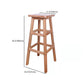 Modern Armless Backless Counter Stool Wood Bar Stool with Footrest Clearhalo 'Bar Furniture' 'Bar Stools' 'bar_stools' 'furniture_bar_stools' 'Kitchen & Dining Furniture' 'kitchen&dining_furn' 'kitchen' 'kitchen_furn' Furniture' 4620947