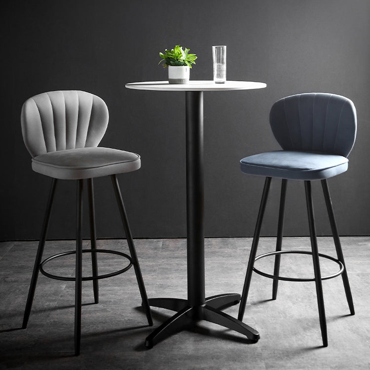 Scandinavian Style Bar Stool Square Seat Counter Stool for Kitchen Bar Clearhalo 'Bar Furniture' 'Bar Stools' 'bar_stools' 'furn' 'furn_bar_stools' 'furniture_bar_stools' 'Kitchen & Dining Furniture' 'kitchen&dining_furn' 'kitchen' 'kitchen_furn' Furniture' 4620951