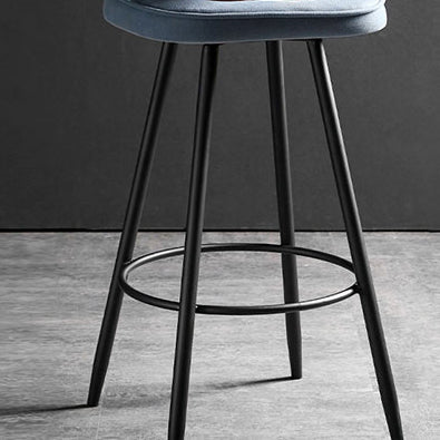 Scandinavian Style Bar Stool Square Seat Counter Stool for Kitchen Bar Clearhalo 'Bar Furniture' 'Bar Stools' 'bar_stools' 'furn' 'furn_bar_stools' 'furniture_bar_stools' 'Kitchen & Dining Furniture' 'kitchen&dining_furn' 'kitchen' 'kitchen_furn' Furniture' 4620961