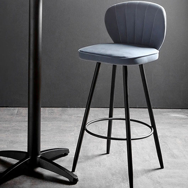 Scandinavian Style Bar Stool Square Seat Counter Stool for Kitchen Bar Clearhalo 'Bar Furniture' 'Bar Stools' 'bar_stools' 'furn' 'furn_bar_stools' 'furniture_bar_stools' 'Kitchen & Dining Furniture' 'kitchen&dining_furn' 'kitchen' 'kitchen_furn' Furniture' 4620964