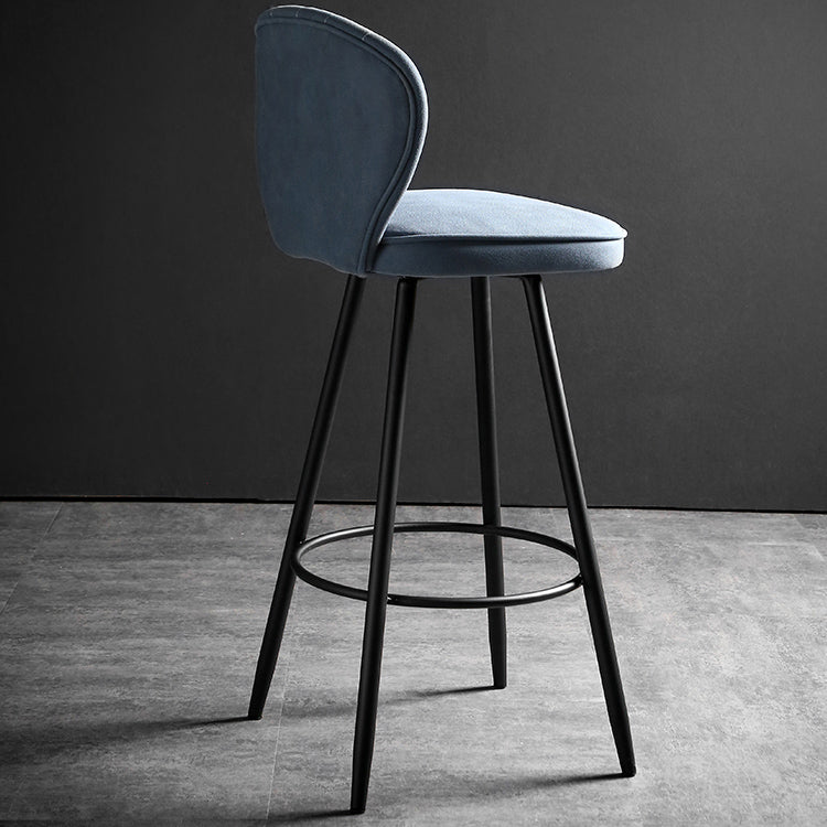 Scandinavian Style Bar Stool Square Seat Counter Stool for Kitchen Bar Clearhalo 'Bar Furniture' 'Bar Stools' 'bar_stools' 'furn' 'furn_bar_stools' 'furniture_bar_stools' 'Kitchen & Dining Furniture' 'kitchen&dining_furn' 'kitchen' 'kitchen_furn' Furniture' 4620966