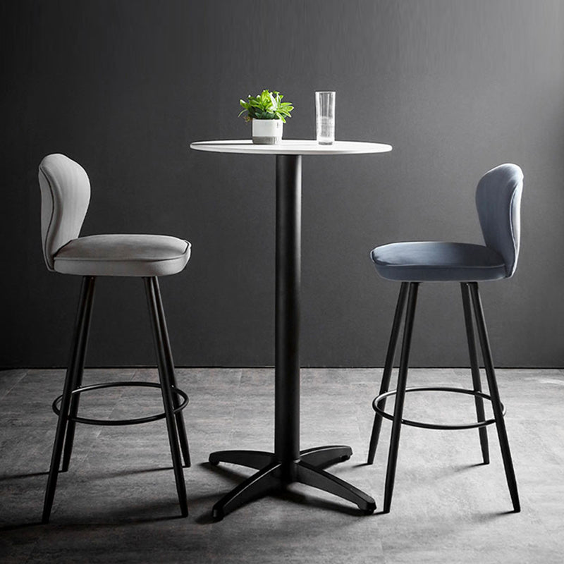 Scandinavian Style Bar Stool Square Seat Counter Stool for Kitchen Bar Clearhalo 'Bar Furniture' 'Bar Stools' 'bar_stools' 'furn' 'furn_bar_stools' 'furniture_bar_stools' 'Kitchen & Dining Furniture' 'kitchen&dining_furn' 'kitchen' 'kitchen_furn' Furniture' 4620967