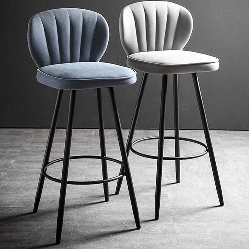 Scandinavian Style Bar Stool Square Seat Counter Stool for Kitchen Bar Clearhalo 'Bar Furniture' 'Bar Stools' 'bar_stools' 'furn' 'furn_bar_stools' 'furniture_bar_stools' 'Kitchen & Dining Furniture' 'kitchen&dining_furn' 'kitchen' 'kitchen_furn' Furniture' 4620968