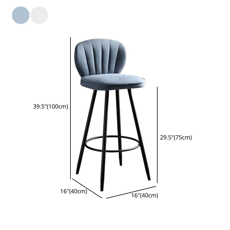 Scandinavian Style Bar Stool Square Seat Counter Stool for Kitchen Bar Clearhalo 'Bar Furniture' 'Bar Stools' 'bar_stools' 'furn' 'furn_bar_stools' 'furniture_bar_stools' 'Kitchen & Dining Furniture' 'kitchen&dining_furn' 'kitchen' 'kitchen_furn' Furniture' 4620970