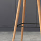 Modern Armless Backrest Counter Stool Wood Cashier Bar Stool with Plastic Seat Clearhalo 'Bar Furniture' 'Bar Stools' 'bar_stools' 'furn' 'furn_bar_stools' 'furniture_bar_stools' 'Kitchen & Dining Furniture' 'kitchen&dining_furn' 'kitchen' 'kitchen_furn' Furniture' 4620986