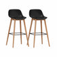 Modern Armless Backrest Counter Stool Wood Cashier Bar Stool with Plastic Seat Black 2 Piece Set Clearhalo 'Bar Furniture' 'Bar Stools' 'bar_stools' 'furn' 'furn_bar_stools' 'furniture_bar_stools' 'Kitchen & Dining Furniture' 'kitchen&dining_furn' 'kitchen' 'kitchen_furn' Furniture' 4620991