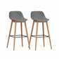 Modern Armless Backrest Counter Stool Wood Cashier Bar Stool with Plastic Seat Gray 2 Piece Set Clearhalo 'Bar Furniture' 'Bar Stools' 'bar_stools' 'furn' 'furn_bar_stools' 'furniture_bar_stools' 'Kitchen & Dining Furniture' 'kitchen&dining_furn' 'kitchen' 'kitchen_furn' Furniture' 4620994