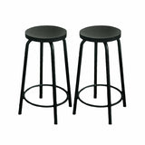 Modern Style Iron Bar Stool with Footrest Coffee Shop Casual Round Bar Stool Clearhalo 'Bar Furniture' 'Bar Stools' 'bar_stools' 'furn' 'furn_bar_stools' 'furniture_bar_stools' 'Kitchen & Dining Furniture' 'kitchen&dining_furn' 'kitchen' 'kitchen_furn' Furniture' 4621010