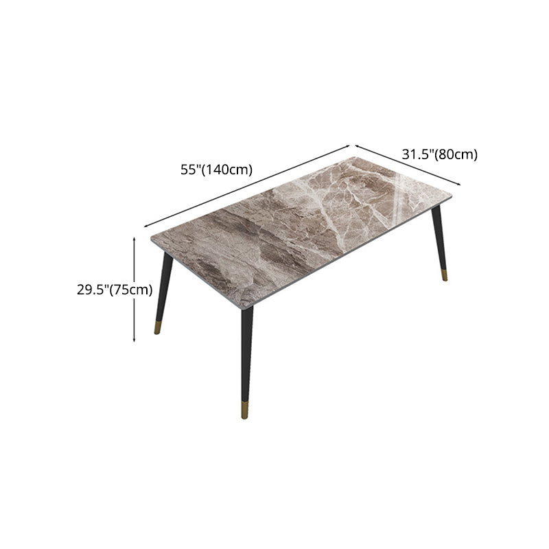 Glam Style 1/5/7 Pieces Dining Set with Stone Table Dining Furniture for Living Room Clearhalo 'Dining Room Sets' 'Dining Tables & Seating' 'dining_room_set' 'furn' 'furn_dining_room_set' 'Furniture' 'furniture_dining_room_set' 'Kitchen & Dining Furniture' 'kitchen&dining_furn' 'kitchen' 4621030