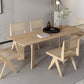 Modern 1/2/6/7 Pieces Dining Set Solid Wood Dining Table with Wooden Chairs Clearhalo 'Dining Room Sets' 'Dining Tables & Seating' 'dining_room_set' 'furn' 'furn_dining_room_set' 'Furniture' 'furniture_dining_room_set' 'Kitchen & Dining Furniture' 'kitchen&dining_furn' 'kitchen' 4621051