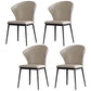 Designer Style 1/3/4/7 Pieces Dining Set Sintered Stone Dining Table with Leather Chairs 4 White Chairs Clearhalo 'Dining Room Sets' 'Dining Tables & Seating' 'dining_room_set' 'furn' 'furn_dining_room_set' 'Furniture' 'furniture_dining_room_set' 'Kitchen & Dining Furniture' 'kitchen&dining_furn' 'kitchen' 4621119