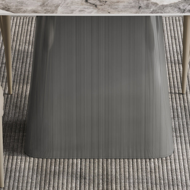 Designer Style 1/3/4/7 Pieces Dining Set Sintered Stone Dining Table with Leather Chairs Clearhalo 'Dining Room Sets' 'Dining Tables & Seating' 'dining_room_set' 'furn' 'furn_dining_room_set' 'Furniture' 'furniture_dining_room_set' 'Kitchen & Dining Furniture' 'kitchen&dining_furn' 'kitchen' 4621124