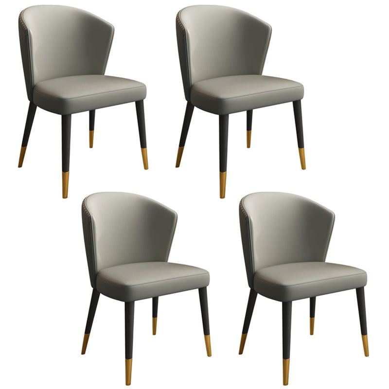 Scandinavian 1/4/5/7 Pcs Dining Chairs Set Sintered Stone Dining Table Set 4 Grey Chairs Clearhalo 'Dining Room Sets' 'Dining Tables & Seating' 'dining_room_set' 'furn' 'furn_dining_room_set' 'Furniture' 'furniture_dining_room_set' 'Kitchen & Dining Furniture' 'kitchen&dining_furn' 'kitchen' 4621133