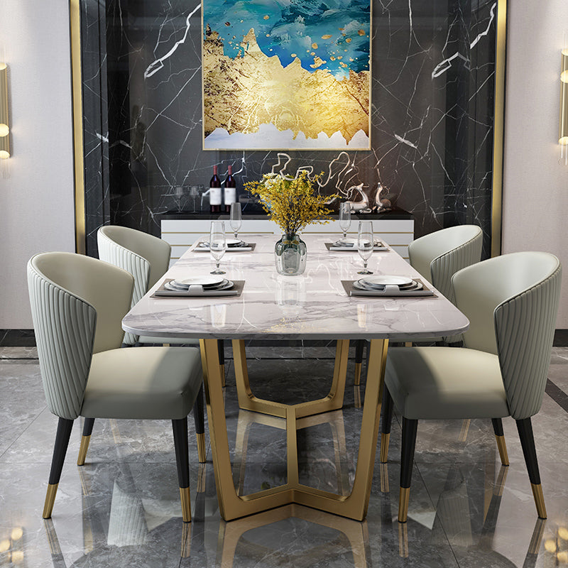 Scandinavian 1/4/5/7 Pcs Dining Chairs Set Sintered Stone Dining Table Set Clearhalo 'Dining Room Sets' 'Dining Tables & Seating' 'dining_room_set' 'furn' 'furn_dining_room_set' 'Furniture' 'furniture_dining_room_set' 'Kitchen & Dining Furniture' 'kitchen&dining_furn' 'kitchen' 4621134