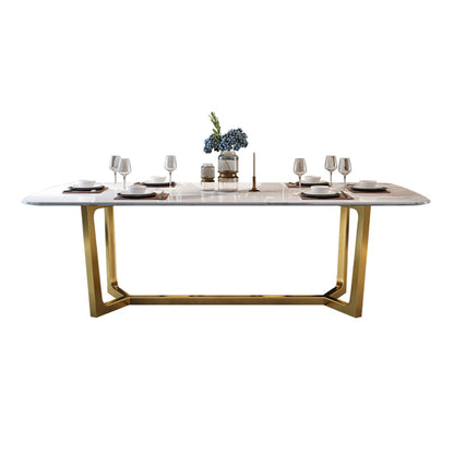 Scandinavian 1/4/5/7 Pcs Dining Chairs Set Sintered Stone Dining Table Set Clearhalo 'Dining Room Sets' 'Dining Tables & Seating' 'dining_room_set' 'furn' 'furn_dining_room_set' 'Furniture' 'furniture_dining_room_set' 'Kitchen & Dining Furniture' 'kitchen&dining_furn' 'kitchen' 4621137